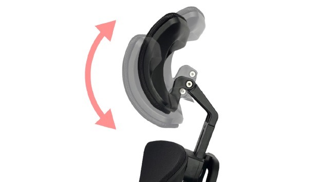 <img src="Office-chair.png" alt="頭枕調整至能夠自然支撐頭部、減少頸部壓力的位置">